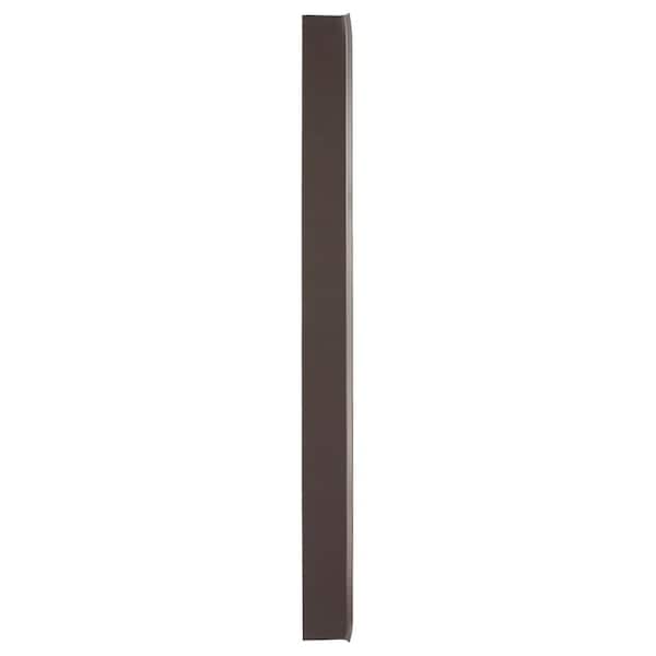 M-D Building Products 4 in. H X 0.08 in. W X 48 in. L Self-Stick Brown Vinyl Wall Base 23688 - main